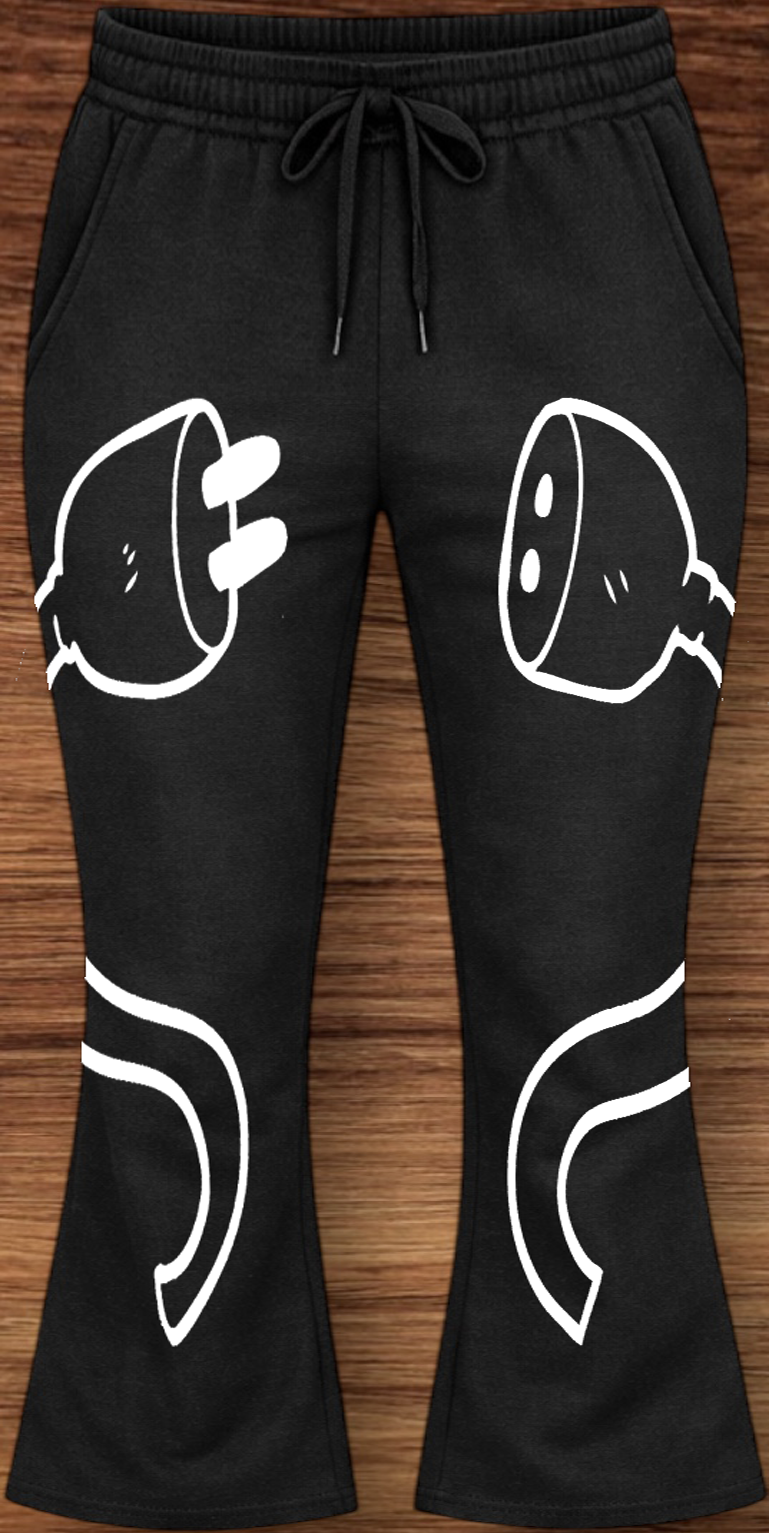 FC Big Plugs Bespoke Flared Joggers