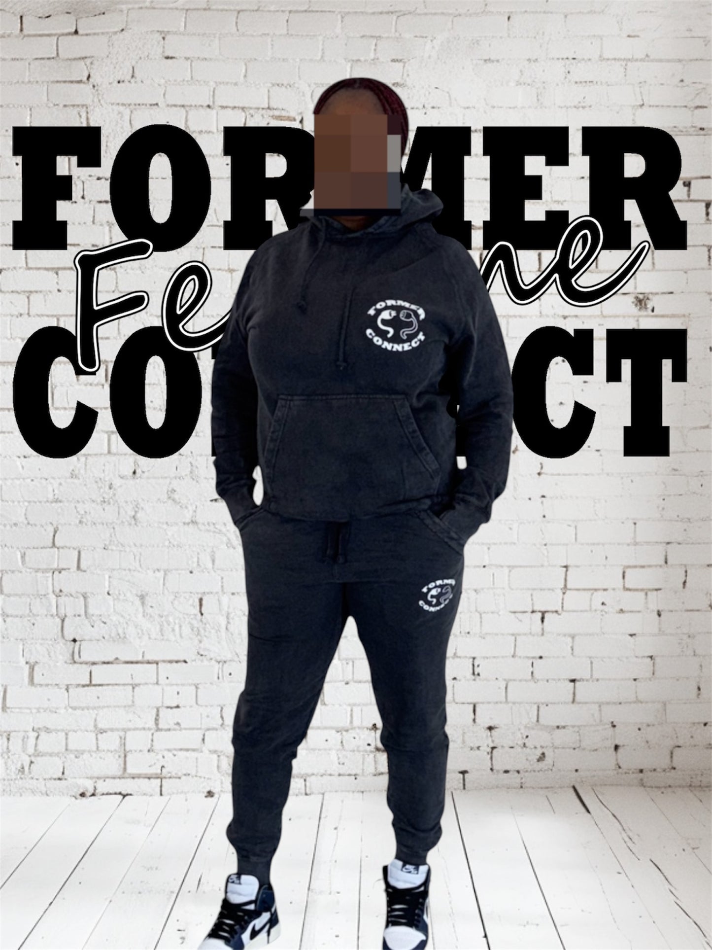 FC Femme Bespoke Sweatpants- Black Vintage