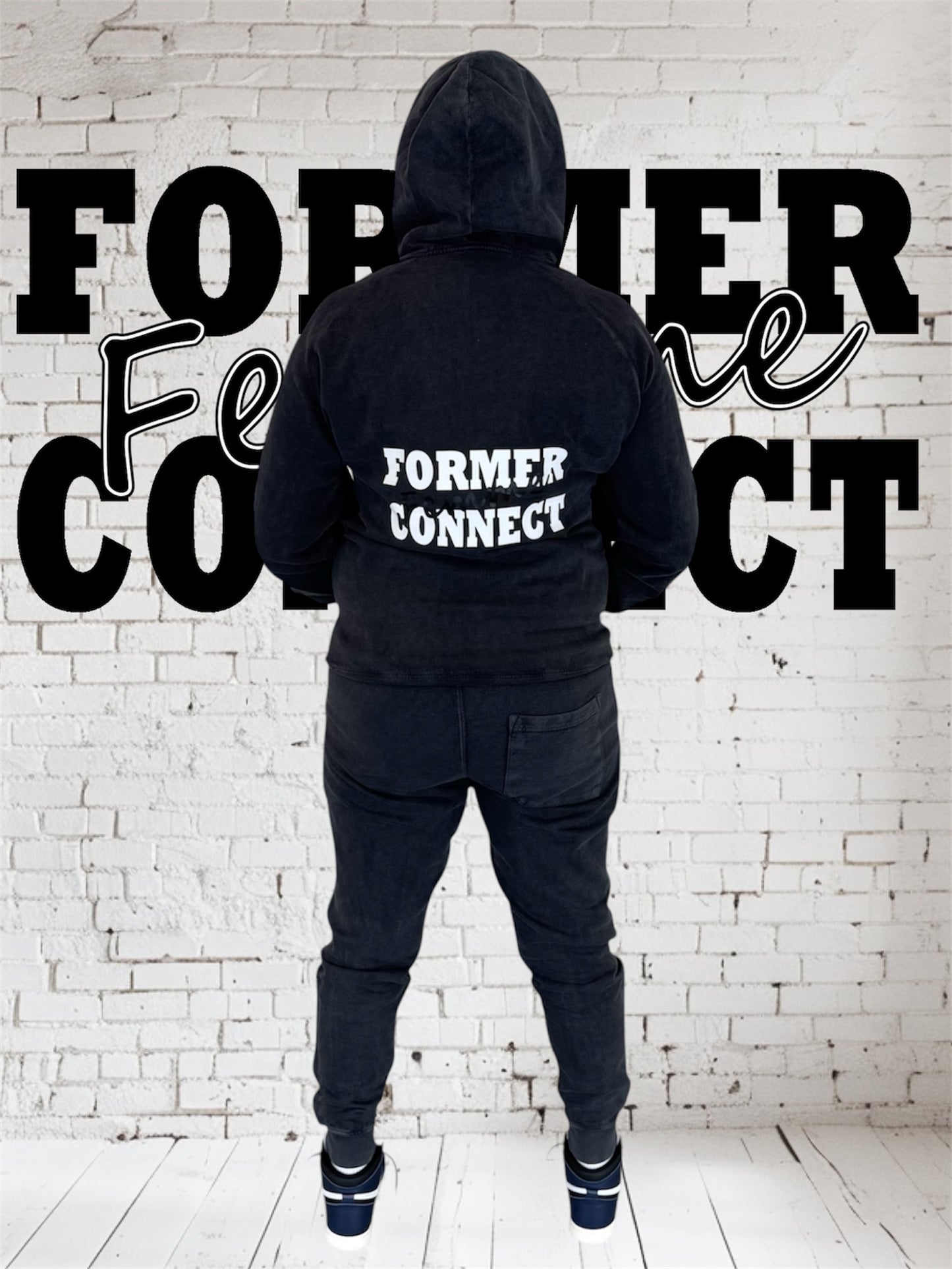 FC Femme Bespoke Sweatpants- Black Vintage